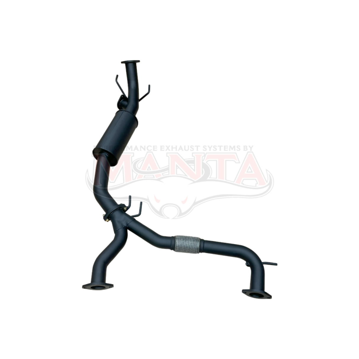 MANTA 3" MID SECTION WITH RESONATOR & BI-MODAL INTEGRATION FITS NISSAN PATROL Y62 WARRIOR 5.6L V8 2023-2026 (MKNI0125)