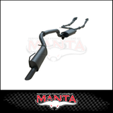MANTA ENGINE BACK EXHAUST SYSTEM WITH MUFFLER CENTRE & BI-MODAL INTEGRATION FITS NISSAN PATROL Y62 WARRIOR  5.6L V8 2023-2026 (MKNI0128)