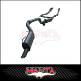 MANTA ENGINE BACK EXHAUST SYSTEM WITH RESONATOR CENTRE & BI-MODAL INTEGRATION FITS NISSAN PATROL Y62 WARRIOR  5.6L V8 2023-2026 (MKNI0129)