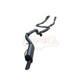MANTA ENGINE BACK EXHAUST SYSTEM WITH HOTDOG CENTRE & BI-MODAL INTEGRATION FITS NISSAN PATROL Y62 WARRIOR  5.6L V8 2023-2026 (MKNI0130)