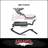MANTA 2.5" ENGINE BACK EXHAUST SYSTEM FITS TOYOTA LANDCRUISER HZJ80R 4.2L 1HZ DIESEL 1990-1997 (MKTY0076)