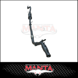 MANTA 3" TURBO BACK EXHAUST SYSTEM (DPF DELETE) FITS TOYOTA FORTUNER GUN156R 2.8L 1GD-FTV 11/2015-ON - CAT/MUFFLER (MKTY0211)