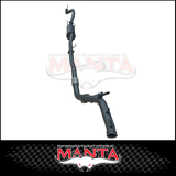 MANTA 3" TURBO BACK EXHAUST SYSTEM (DPF DELETE) FITS TOYOTA FORTUNER GUN156R 2.8L 1GD-FTV 11/2015-ON - NO CAT/MUFFLER (MKTY0214)