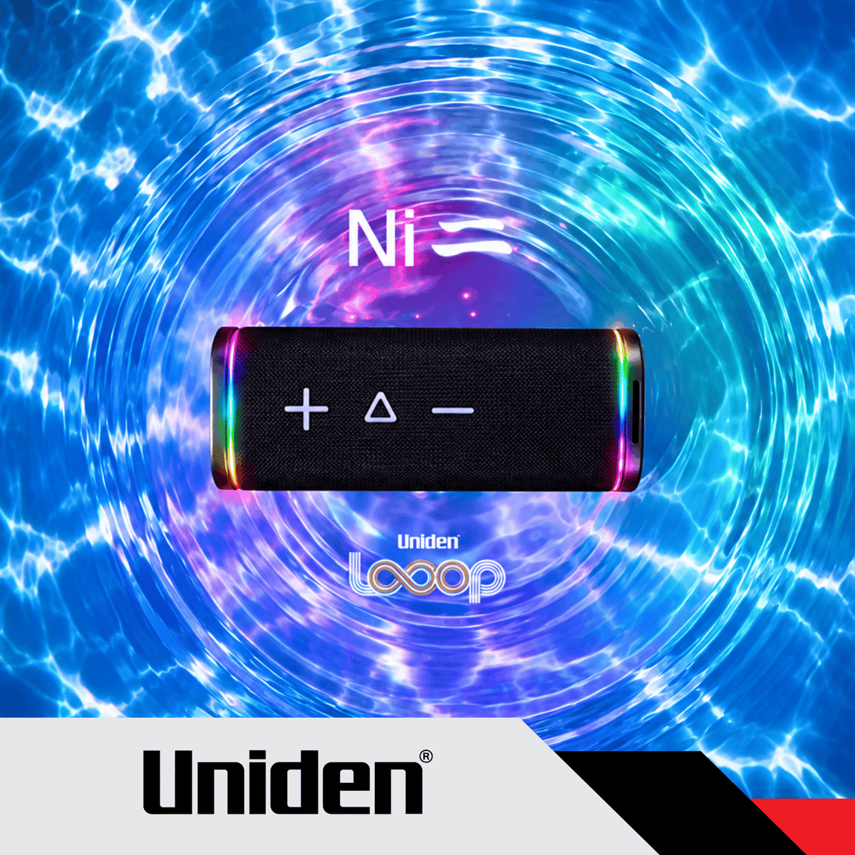 UNIDEN LOOOP NI 30W PORTABLE BLUETOOTH SPEAKER