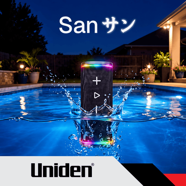 UNIDEN LOOOP SAN 50W PORTABLE BLUETOOTH SPEAKER