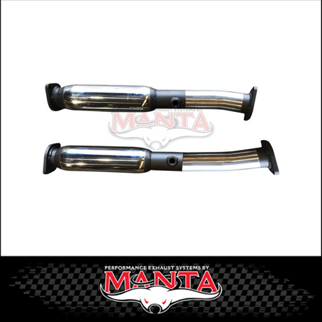 MANTA 2.5" CAT DELETES FIT NISSAN PATROL Y62 5.6L V8 2012-ON
