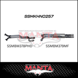MANTA STAINLESS STEEL TWIN 2.5" CATBACK EXHAUST SYSTEM FITS HOLDEN CREWMAN VY VZ 5.7L V8 AWD 10/2003-1/2006 - HOTDOGS/MUFFLER (SSMKHN0257)