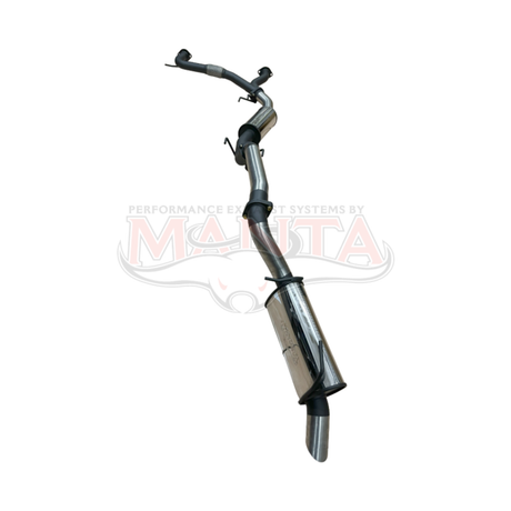 MANTA 3" STAINLESS STEEL CAT BACK EXHAUST SYSTEM WITH RESONATOR & BI-MODAL INTEGRATION FITS NISSAN PATROL Y62 WARRIOR  5.6L V8 2023-2026 (SSMKNI0124)