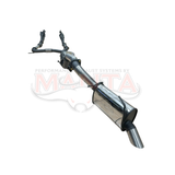 MANTA ENGINE BACK STAINLESS STEEL EXHAUST SYSTEM WITH MUFFLER CENTRE & BI-MODAL INTEGRATION FITS NISSAN PATROL Y62 WARRIOR  5.6L V8 2023-2026 (SSMKNI0128)