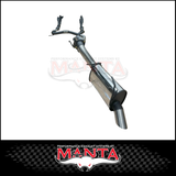 MANTA ENGINE BACK STAINLESS STEEL EXHAUST SYSTEM WITH HOTDOG CENTRE & BI-MODAL INTEGRATION FITS NISSAN PATROL Y62 WARRIOR  5.6L V8 2023-2026 (SSMKNI0130)