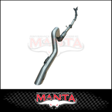 MANTA 3" STAINLESS STEEL TURBO BACK EXHAUST SYSTEM (DPF DELETE) FITS TOYOTA FORTUNER GUN156R 2.8L 1GD-FTV 11/2015-ON - CAT/HOTDOG (SSMKTY0212)