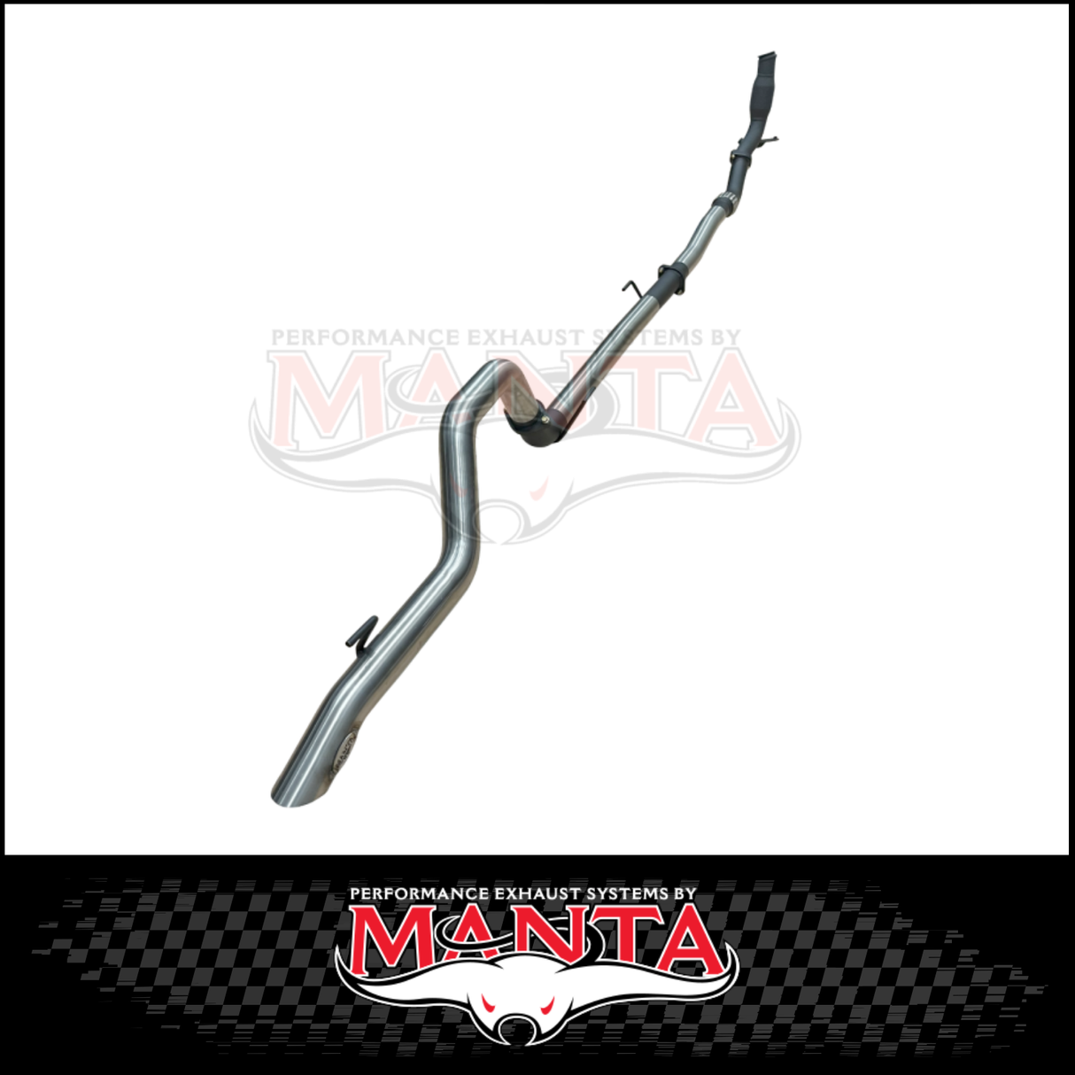MANTA 3" STAINLESS STEEL TURBO BACK EXHAUST SYSTEM (DPF DELETE) FITS TOYOTA FORTUNER GUN156R 2.8L 1GD-FTV 11/2015-ON - CAT/PIPE ONLY (SSMKTY0213)
