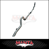 MANTA 3" STAINLESS STEEL TURBO BACK EXHAUST SYSTEM (DPF DELETE) FITS TOYOTA FORTUNER GUN156R 2.8L 1GD-FTV 11/2015-ON - CAT/PIPE ONLY (SSMKTY0213)
