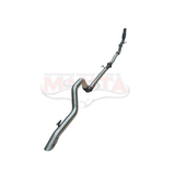 MANTA 3" STAINLESS STEEL TURBO BACK EXHAUST SYSTEM (DPF DELETE) FITS TOYOTA FORTUNER GUN156R 2.8L 1GD-FTV 11/2015-ON - CAT/PIPE ONLY (SSMKTY0213)