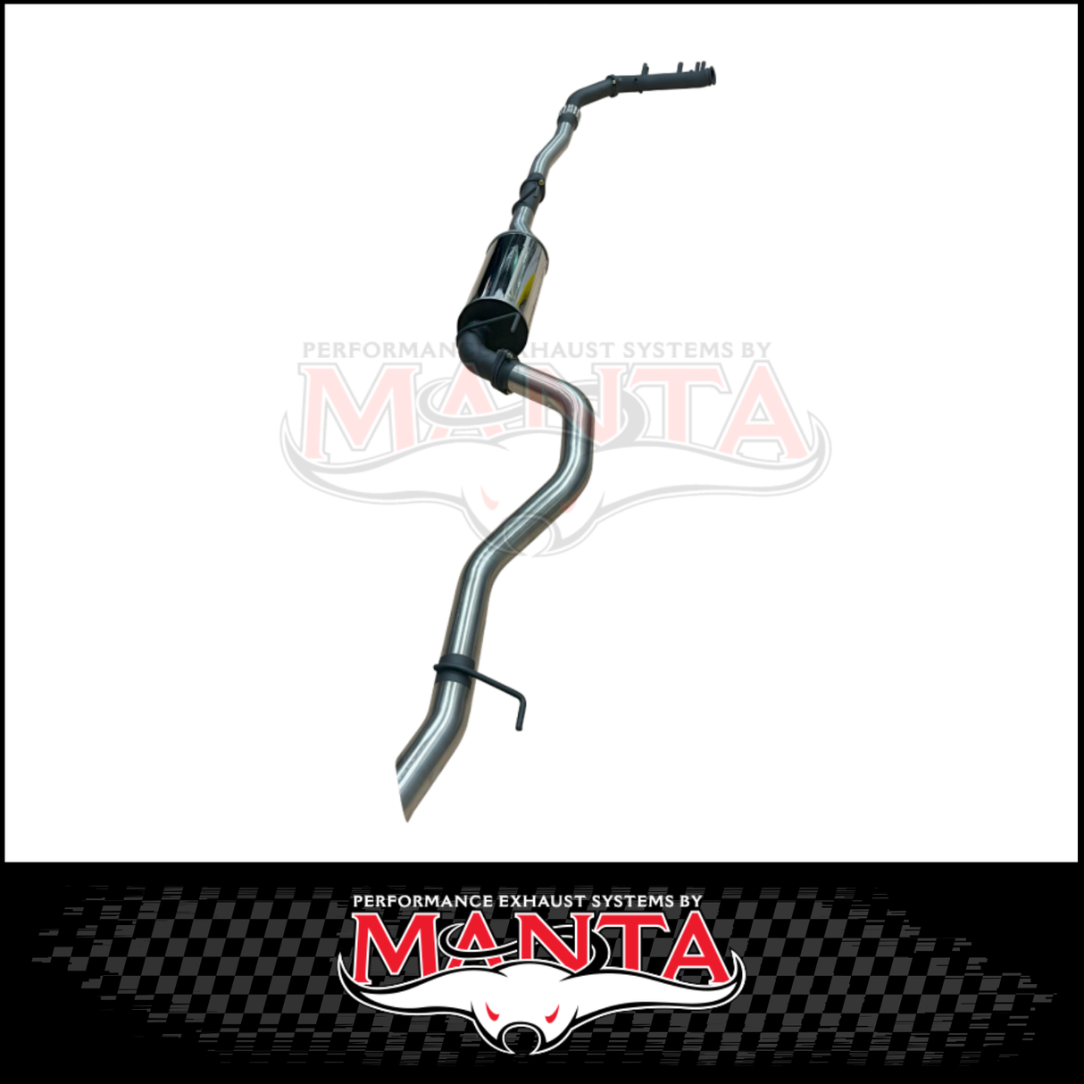 MANTA 3" STAINLESS STEEL TURBO BACK EXHAUST SYSTEM (DPF DELETE) FITS TOYOTA FORTUNER GUN156R 2.8L 1GD-FTV 11/2015-ON - NO CAT/MUFFLER (SSMKTY0214)