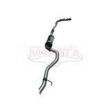 MANTA 3" STAINLESS STEEL TURBO BACK EXHAUST SYSTEM (DPF DELETE) FITS TOYOTA FORTUNER GUN156R 2.8L 1GD-FTV 11/2015-ON - NO CAT/MUFFLER (SSMKTY0214)