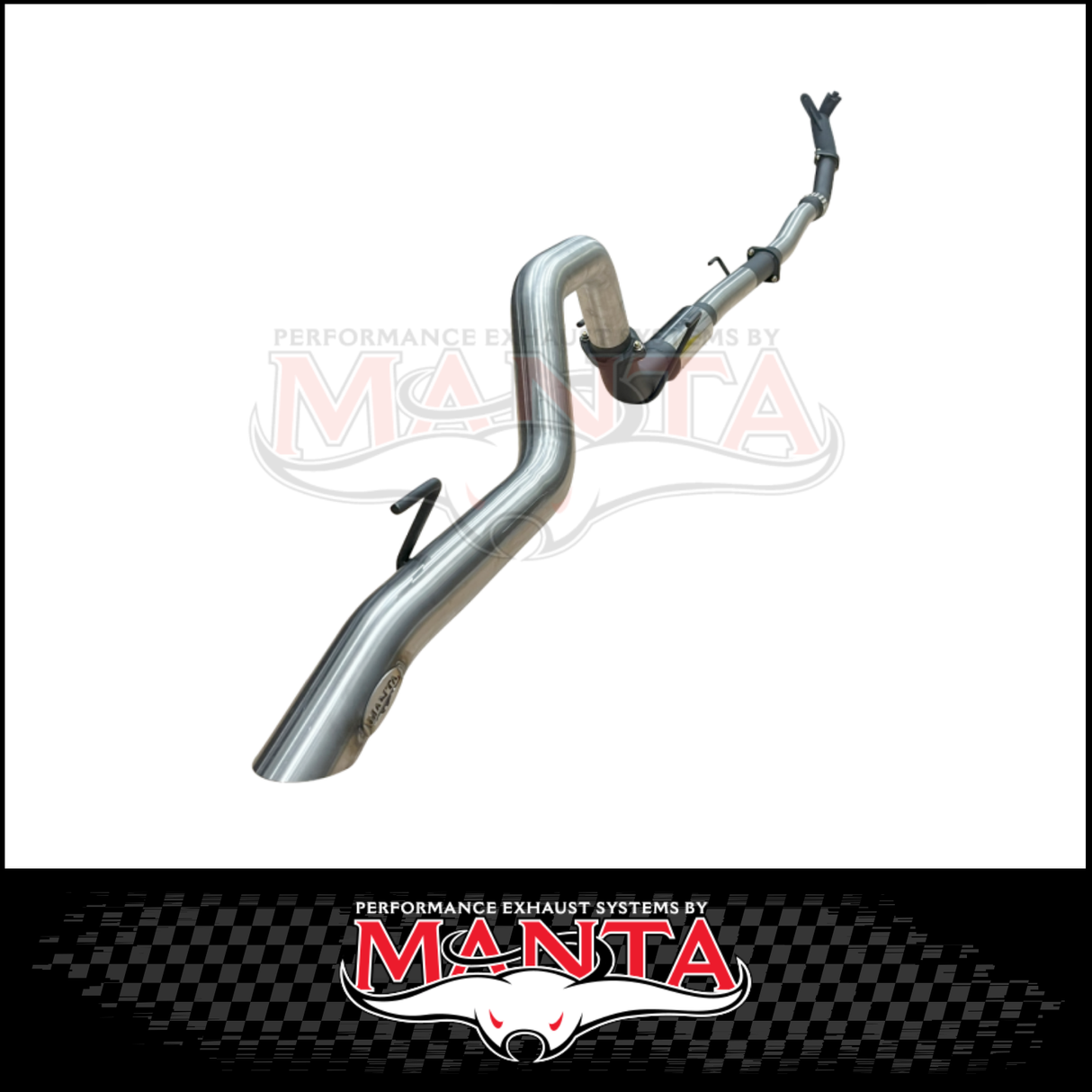MANTA 3" STAINLESS STEEL TURBO BACK EXHAUST SYSTEM (DPF DELETE) FITS TOYOTA FORTUNER GUN156R 2.8L 1GD-FTV 11/2015-ON - NO CAT/HOTDOG (SSMKTY0215)
