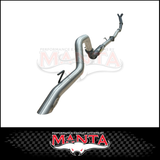 MANTA 3" STAINLESS STEEL TURBO BACK EXHAUST SYSTEM (DPF DELETE) FITS TOYOTA FORTUNER GUN156R 2.8L 1GD-FTV 11/2015-ON - NO CAT/HOTDOG (SSMKTY0215)