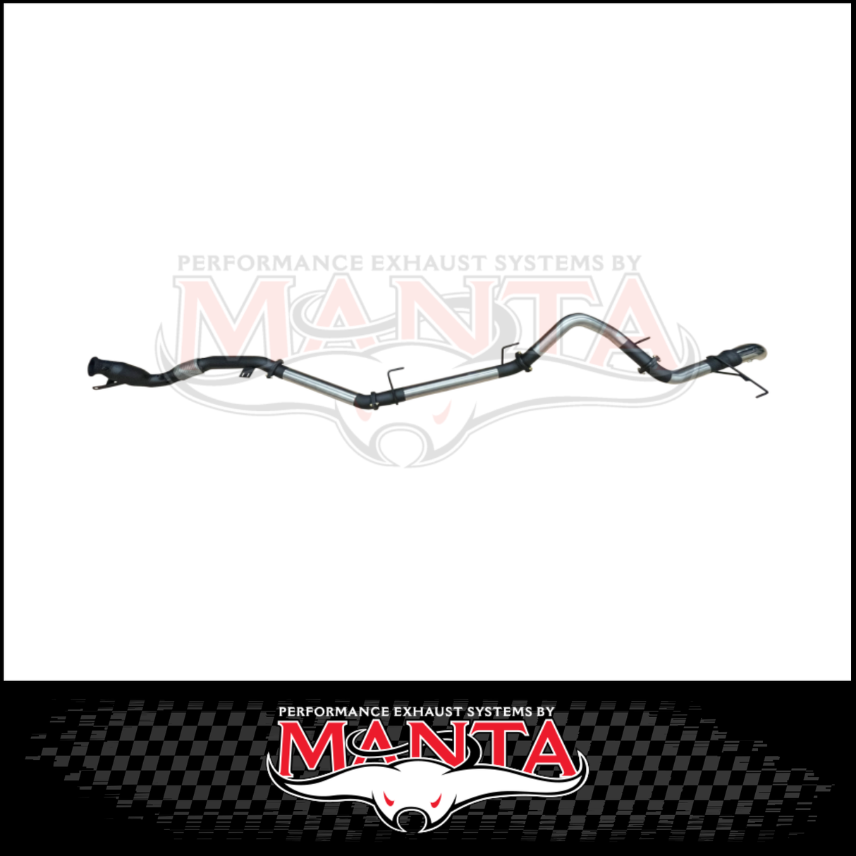 MANTA 3" STAINLESS STEEL TURBO BACK EXHAUST SYSTEM (DPF DELETE) FITS TOYOTA LANDCRUISER FJA300R 300 SERIES 3.3L V6 2021-ON - CAT/PIPE ONLY (SSMKTY0301)