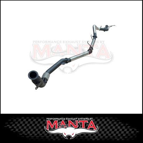 MANTA 3" STAINLESS STEEL TURBO BACK EXHAUST SYSTEM (DPF DELETE) FITS TOYOTA LANDCRUISER FJA300R 300 SERIES 3.3L V6 2021-ON - CAT/PIPE ONLY (SSMKTY0301)