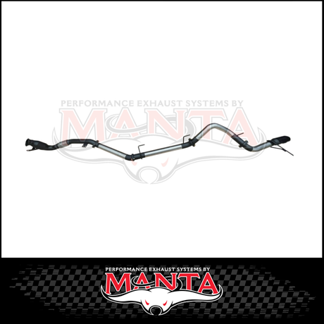 MANTA 4" STAINLESS STEEL TURBO BACK EXHAUST SYSTEM (DPF DELETE) FITS TOYOTA LANDCRUISER FJA300R 3.3L V6 2021-ON - CAT/PIPE ONLY (SSMKTY0377)