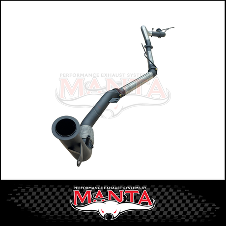 MANTA 4" STAINLESS STEEL TURBO BACK EXHAUST SYSTEM (DPF DELETE) FITS TOYOTA LANDCRUISER FJA300R 300 SERIES 3.3L V6 2021-ON - NO CAT/PIPE ONLY (SSMKTY0379)
