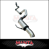 MANTA 4" STAINLESS STEEL TURBO BACK EXHAUST SYSTEM (DPF DELETE) FITS TOYOTA LANDCRUISER FJA300R 300 SERIES 3.3L V6 2021-ON - CAT/MUFFLER (SSMKTY0378)