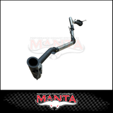 MANTA 4" STAINLESS STEEL TURBO BACK EXHAUST SYSTEM (DPF DELETE) FITS TOYOTA LANDCRUISER FJA300R 3.3L V6 2021-ON - NO CAT/MUFFLER (SSMKTY0380)