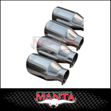 DPE BY MANTA ENGINE BACK STAINLESS STEEL EXHAUST FITS HOLDEN COMMDORE VE VF 6.0L 6.2L V8 SEDAN/WAGON (HOLK128S3-178C)