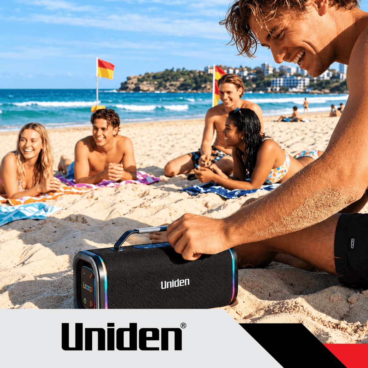 UNIDEN LOOOP YON 100W PORTABLE BLUETOOTH SPEAKER